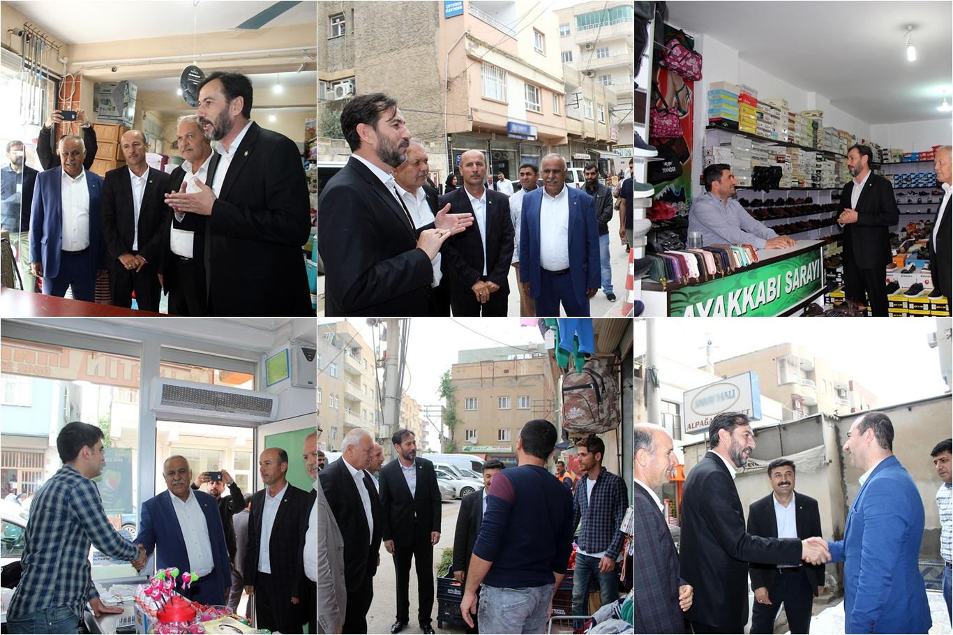 Nusaybinlilerden HÜDA PAR aday adaylarına yoğun ilgi Nusaybinlilerden HÜDA PAR aday adaylarına yoğun ilgi